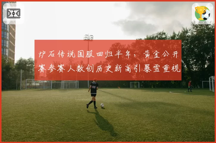 炉石传说国服回归半年,黄金公开赛参赛人数创历史新高引暴雪重视