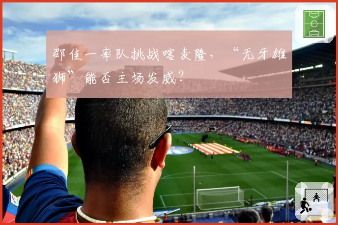 邵佳一率队挑战喀麦隆，“无牙雄狮”能否主场发威？